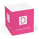 Square Initial Sticky Memo Cube Image 9 of 11
